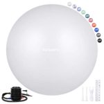 GalSports Pregnancy Birthing Ball, Yoga Exercise Birth Ball Chair for Delivery & Training & Fitness, Extra Thick Non-Toxic Anti-Burst Labor Ball with Quick Pump(White,L(58-65cm))