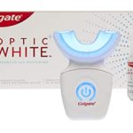 Colgate Optic White At Home Teeth Whitening Kit, LED Blue Light Tray, 10 Day Treatment, 9% Hydrogen Peroxide Whitening Gel