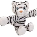 Wild Republic Huggers White Tiger Plush Toy, Slap Bracelet, Stuffed Animal, Kids Toys, 8 Inches