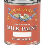 General Finishes Water Based Milk Paint, 1 Pint, Snow White