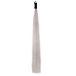 Horse Tail Extensions with Braided Horsehair Loop, Blunt Cut Bottom, 28-30 inches long and 3/8 lb Weight (Pure white)