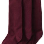 Jefferies Socks Girls’ School Uniform Knee-High Sock, Pack of Three