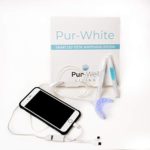 Pur White Smart Teeth Whitening System Brilliant Complete System Kit With LED Light, Smartphone Hook Up, Long Lasting Results (36% Carbamide Peroxide)