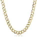Men’s 14k Gold 8.3mm Cuban Chain Necklace