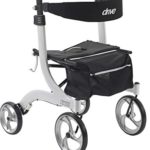 Drive Medical Nitro Euro Style White Rollator Walker, White