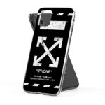 Pure Clear Anti-Scratch Motion for iPhone 11 Pro Max Cover Off White Marble