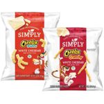 Simply Variety Pack, Cheetos White Cheddar Puffs & Crunchy, 0.875oz (36 Count)