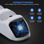 PS4 Controller Charger, BEBONCOOL PS4 Charging Station for Playstation 4/ PS4/ Slim/ PS4 Pro, Playstation 4 Controller Charger with Dual Controller Dock?PS4 Charger Stand for Wireless Controller-White