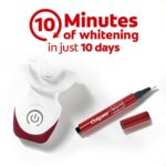 Colgate Optic White Pro Series Teeth Whitening Pen and LED Tray Kit, Professional-Level Set, Rechargeable