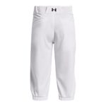 Under Armour girls Utility Softball Pants 22 , (100) White / / Black , Large
