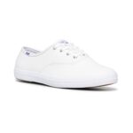 Keds Women’s Champion Leather Sneaker, White, 7.5