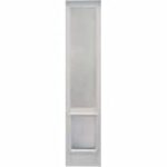 Ideal Pet Products Non Insulated Vinyl Pet Patio Door, White, Extra Large, 10.5″ x 15″ Flap Size