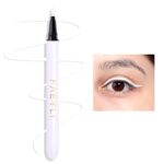 FAEYLI MAKEUP Ultra-Fine Felt-Tip or Microtip Liquid Eyeliner Pen White Waterproof Quick Drying Formula,021 Fl. Oz