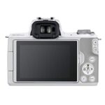 Canon EOS M50 Mark II + EF-M 15-45mm is STM Kit White