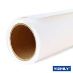 Yizhily Seamless Photo Photography Background Paper Backdrop Paper Roll for Photoshoot and Videos, 82″ x16′, Arctic White