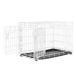 EveryYay White 2-Door Dog Crate, 24″ L X 17″ W X 19″ H