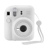 Fujifilm Instax Mini 12 Instant Camera with Case, 60 Fuji Films, Decoration Stickers, Frames, Photo Album and More Accessory kit (Clay White)