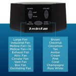 LectroFan High Fidelity White Noise Machine with 20 Unique Non-Looping Fan and White Noise Sounds and Sleep Timer
