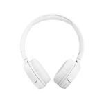 JBL Tune 510BT: Wireless On-Ear Headphones with Purebass Sound – White, Medium