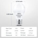 SHINESTAR 150 Watt Led Bulb, Daylight 5000K, 2500 Lumen Bright Light Bulbs Indoor, E26 Base, Non-dimmable, 2-Pack