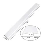 Stove Gap Covers Kitchen Counter Gap Covers (30 Inch, 2 Pack) Heat Resistant Oven Gap Filler Seals Gaps Between Stovetop and Counter, Easy to Clean, White