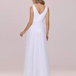 Ever-Pretty Women’s Classic Bridal Dress Empire Waist Maxi Wedding Gown White US12