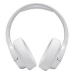 JBL Tune 710BT Wireless Over-Ear Bluetooth Headphones with Microphone, 50H Battery, Hands-Free Calls, Portable (White)