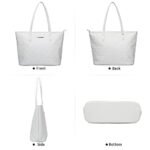 Montana West Quilted Handbag for Women Vegan Leather Tote Purse Shoulder Bag Large Fashion Satchel Hobo Purse MWC-084WT