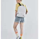 HotStyle SIMPLAY Classic School Backpack Bookbag, White