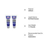 Lucas Oil 10533 White Lithium Grease – 8 Ounce Squeeze Tube, 2 Pack