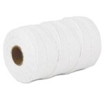 PerkHomy Cotton Butchers Twine String 500 Feet 2mm Twine for Cooking Food Safe Crafts Bakers Kitchen Butcher Meat Turkey Sausage Roasting Gift Wrapping Gardening Crocheting Knitting