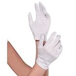 amscan White Cotton Gloves | Standard Adult Size | 1 Pair