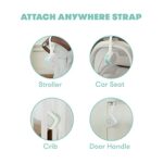 Frida Baby 2-in-1 Portable Sound Machine + Nightlight | White Noise Machine with Soothing Sounds for Stroller or Car Seat with Volume Control