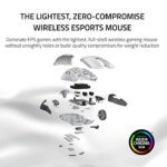 Razer Viper Ultimate Lightweight Wireless Gaming Mouse & RGB Charging Dock: Hyperspeed Wireless Technology – 20K DPI Optical Sensor – 74g Lightweight – 70 Hr Battery – Mercury White