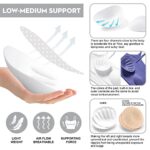 ECOPARTY Sports Bras for Women Quick-Dry Padded Wirefree Workout Crop Cute Tank Tops Camisole Yoga Fitness Running Gym White