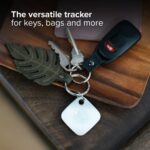 Tile Mate 1-Pack, White. Bluetooth Tracker, Keys Finder and Item Locator; Up to 250 ft. Range. Up to 3 Year Battery. Water-Resistant. Phone Finder. iOS and Android Compatible.