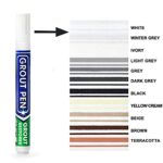 Grout Pen White Tile Paint Marker: Waterproof Grout Paint, Tile Grout Colorant and Sealer Pens – White, Narrow 5mm Tip (7mL)