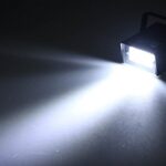ENUOLI Mini LED Strobe Light White Color with 24 Super Bright LED Variable Speed Control for Christmas Clubs Stage Light Effect DJ Disco Bars Parties Halloween (White Color)