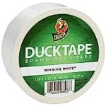 Duck Brand 392873 White Color Duct Tape, 1.88-Inch by 20 Yards, Single Roll