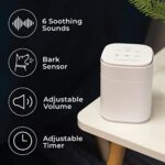 Yogasleep Pawzz White Noise Machine for Dogs, Home & All Pets. with Integrated Bark Sensor, 6 Automatic Relaxing Natural Sounds, Help Keep Pets Calm, Anti-Barking with Training, Noise Canceling