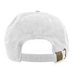 Gelante Baseball Caps Dad Hats 100% Cotton Polo Style Plain Blank Adjustable Size. 1805-White-1PC