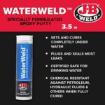 J-B Weld 8277 WaterWeld Epoxy Putty Stick – 2 oz., Off White