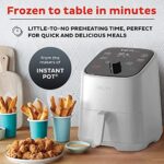 Instant Pot Vortex 4-in-1, 2-quart Mini Air Fryer Oven Combo with Customizable Smart Cooking Programs, Nonstick and Dishwasher-Safe Basket, Includes Free App with over 1900 Recipes, White