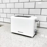 Elite Gourmet ECT-1027 Cool Touch Toaster, 7 Toast Settings Cancel Functions, Slide Out Crumb Tray, Extra Wide 1.5″ Slots for Bagels Waffles Specialty Breads, Puff Pastry, Snacks, White