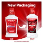 Colgate Optic White Whitening Mouthwash, 2% Hydrogen Peroxide, Fresh Mint, 32 Ounce, 3 Pack (Packaging May Vary)
