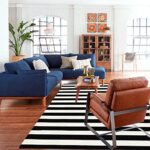 CAINANEL Black and White Area Rug 5′ x 7′ Indoor Outdoor Rug Hand Woven Farmhouse Striped Rug Outdoor Reversible Mat for Front Porch/Dining Room/Bedroom/Kitchen/Living Room Rug