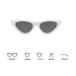 OZPYKAE Women Cat Eye Sunglasses,Vintage Goggles Plastic Frame Sunglasses Cat Eye Mod Style Style Retro Sunglasses