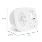 hOmeLabs Portable White Noise Machine – 8 Surprisingly Soothing Sounds for Sleep, Slumber, Siesta or Snooze