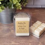 Sandra Sue Creations White Tea & Sage Soy Wax Melt, 2.75 oz each – TWO PACK All Natural, Highly Fragrant, Long Lasting