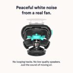 SNOOZ Smart White Noise Machine – Real Fan Inside for Non-Looping White Noise Sounds – App-Based Remote Control, Sleep Timer, and Night Light – Cloud